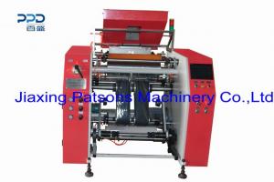 Stretch film rewinding machine